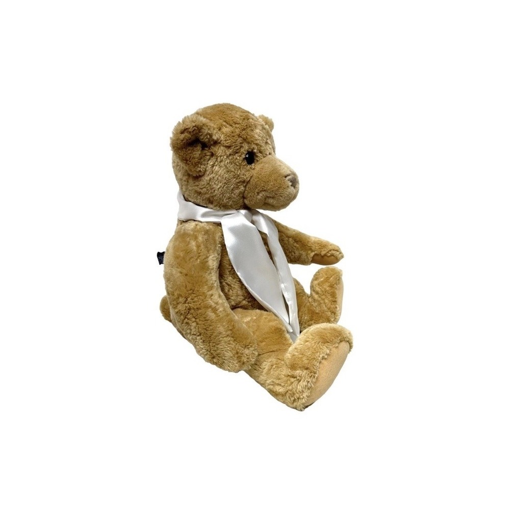 Lands' End 1997 Gund 12" Brown Sitting Teddy Bear Aviator Scarf BEARON VON OOPS - Picture 2 of 6